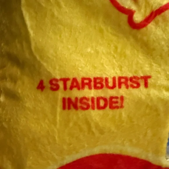 Starburst Accent Pillow - Red and Yellow - Picture 2 of 4